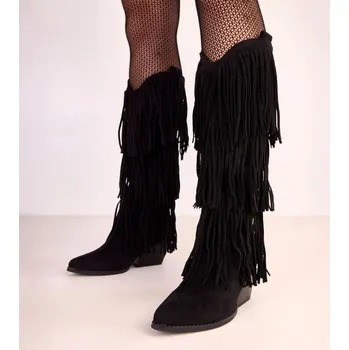 Dámské kozačky Kozačky na podpatku model 220241 Solea 38