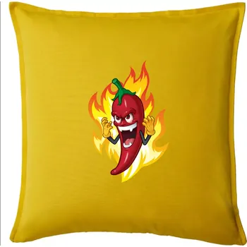 Polštář Chili paprička velmi pálivá - Polštář 50x50 - 50x50 - Pouze potah ( Žlutá )