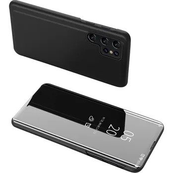 Pouzdro na mobilní telefon Hurtel Kryt Clear View pro Xiaomi POCO C65 / Redmi 13C s klopou - černý