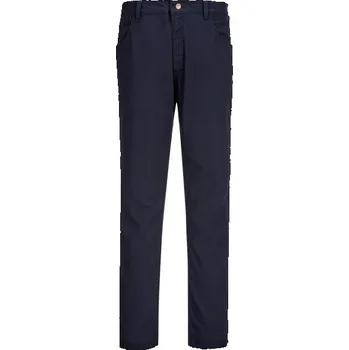 Pánské kalhoty PortWest | Pracovní kalhoty Bizflame 88/12 Stretch FR - Navy / 30 / M / modrá