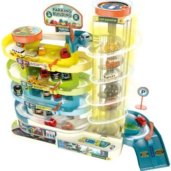 autodráha GARÁŽ 4 patra s výtahem 6ks AKCE!