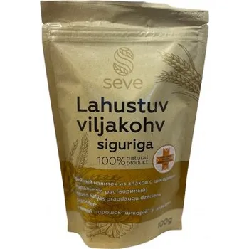 Káva SEVE: Rozpustná obilná a čekanková kávovina S KÁVOU 100g D300