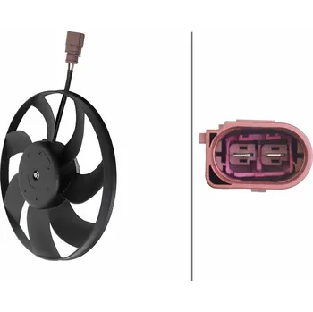 Chladič motoru Větrák, chlazení motoru HELLA 8EW 366 420-111