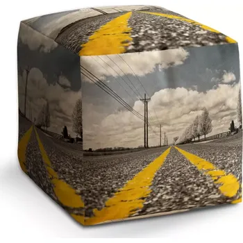 Taburet Sablio Taburet Cube Cesta: 40x40x40 cm