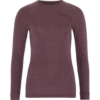 Set dámského termoprádla Dámský Set termoprádla CRAFT WOOL MERINO SET W 1909710-744200 – Vínová S