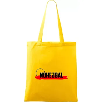 Nohejbal nápis - Taška bavlněná - 42 x 38 cm ( Žlutá )