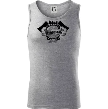 Hard Work Woodsman - Tílko pánské Core - M ( Tmavě šedý melír )