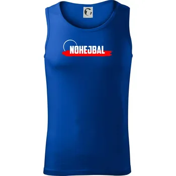 Nohejbal nápis - Tílko pánské Core - L ( Královská modrá )