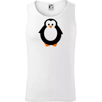 Tučňák obrys - Tílko pánské Core - XL ( Bílá )