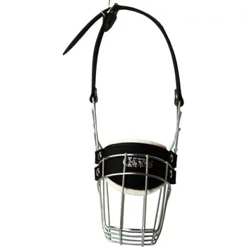 Náhubek pro psa Náhubek kovový Dobrman - fena, chrom 100 x 140 x 115 mm