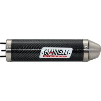 Koncovka výfuku Gianelli Výfuk GIANELLI pro Derbi Senda DRD PRO 50 SM Homologovaný carbon