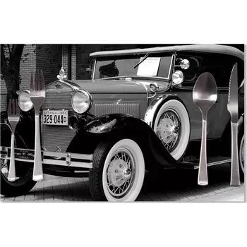 prostírání Sablio Prostírání Černobílý veterán: 40x30cm