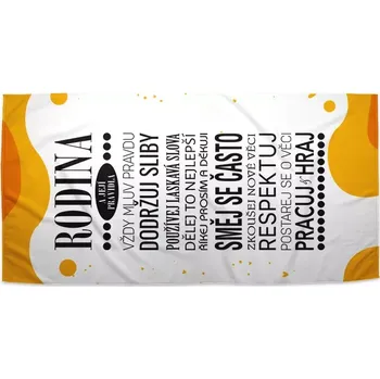 Osuška Sablio Ručník Rodina 3 - 50x100 cm