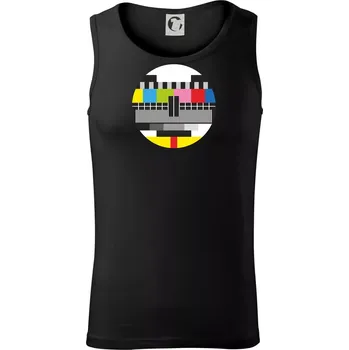 Pánské termoprádlo No signal televizní obrazec - Tílko pánské Core - XL ( Černá )