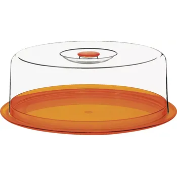 Moser Podnos s poklopem na dorty a sýry, různé barvy, výška: 130 mm, průměr: 340 mm