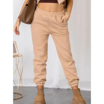 Béžové dámské tepláky VSB BASIC, VELIKOST XXS/XS