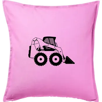 Polštář Bobik velký kolový - Polštář 50x50 - 50x50 - Pouze potah ( Růžová )