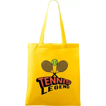 Tennis legend - Taška bavlněná - 42 x 38 cm ( Žlutá )