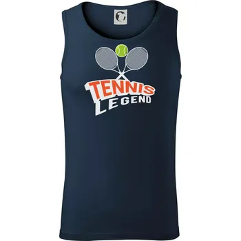 Tennis legend - Tílko pánské Core - 2XL ( Námořní modrá (velmi tmavá - téměř černá) )