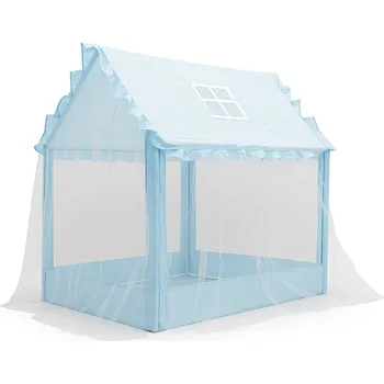 Dětský domeček Aga4Kids Dětský hrací stan Domeček Modrý
