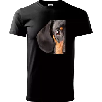 Pánské tričko Jezevčíkovo oko - Triko extra velké (5-8XL) - 8XL ( Černá )