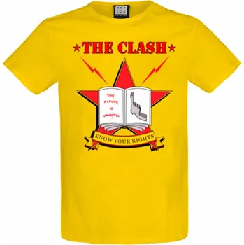 The Clash tričko, Know Your Rights Yellow, pánské M