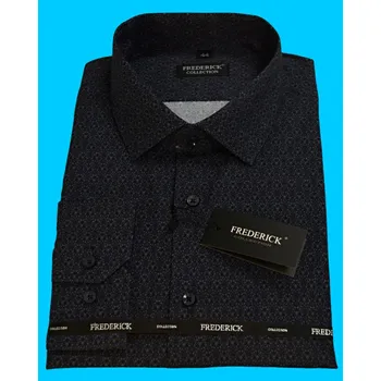 Pánská košile Pánská košile s dlouhým rukávem - střih SLIM - vzor F910 - 46