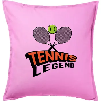 Polštář Tennis legend - Polštář 50x50 - 50x50 - Pouze potah ( Růžová )