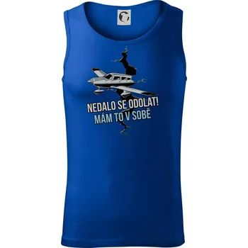 Nedalo se odolat, mám to v sobě letadlo - Tílko pánské Core - L ( Královská modrá )