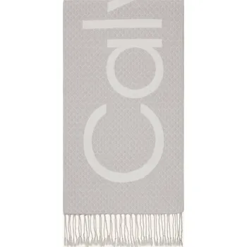 Calvin Klein Dámská Šála, šedá / světle šedá, one size