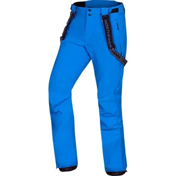 Pánské kalhoty Northfinder Pánské lyžařské komfortní kalhoty s odopínatelnými trakmi JACOBO, modrá, S