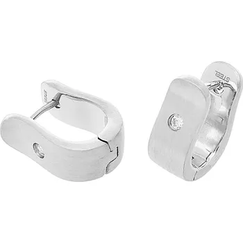 Souprava šperků MPM Dámské ocelové nerezové náušnice 7492 - stříbrné barvy