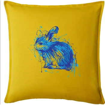 Polštář Králík kaňka - Polštář 50x50 - 50x50 - Pouze potah ( Žlutá )