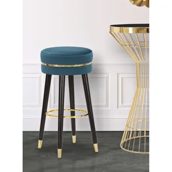 Barová židle Designová barová židle Dandelion petrolejová