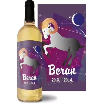 Víno Sablio Bílé víno Beran: 0,75 l