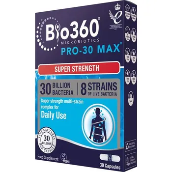 Zdraví Natures Aid Bio360 Pro-30 MAX (30 miliard bakterií) (30 Kapsla)