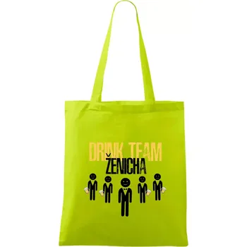 Drink team ženicha - Taška bavlněná - 42 x 38 cm ( Limetková )
