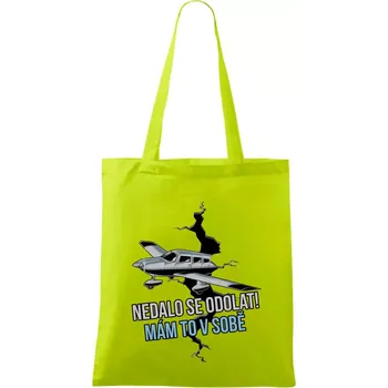 Nedalo se odolat, mám to v sobě letadlo - Taška bavlněná - 42 x 38 cm ( Limetková )