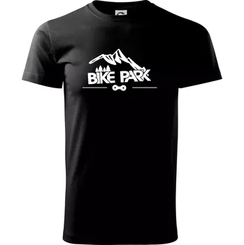Pánské tričko Bike park hory - Triko extra velké (5-8XL) - 6XL ( Černá )