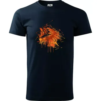 Liška kaňka - Triko extra velké (5-8XL) - 7XL ( Námořní modrá (velmi tmavá - téměř černá) )