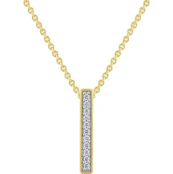 Přívěsek Zlatý přívěsek s diamanty Ola