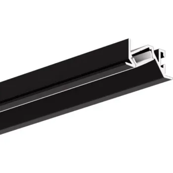 LED osvětlení Ledshopik LED profil vestavný směrový KLUS MICRO-30DEG-K černý - LED profil MICRO-30DEG-K černý - 3m