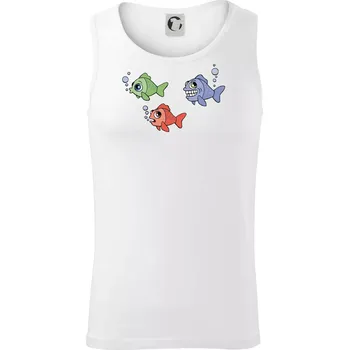 Prdící ryba (Hana-creative) - Tílko pánské Core - L ( Bílá )