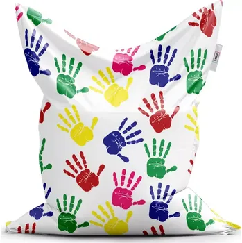 Sedací pytel Sablio Sedací vak Classic Barevné otisky - 200x140 cm