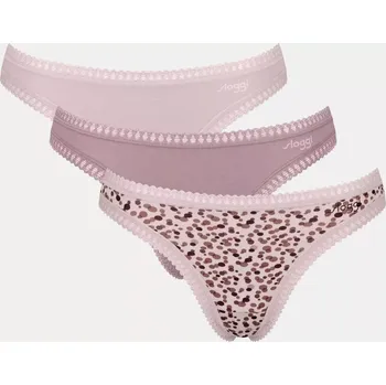 Kalhotky Dámské kalhotky GO Crush String C3P - UNKNOWN - sv. růžové V001 - SLOGGI UNKNOWN XXL