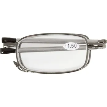 Brýle na čtení SKLÁDACÍ dioptrické brýle MINI 62-64 SILVER +1,50