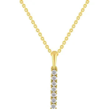 Přívěsek Zlatý přívěsek s diamanty Merrilin