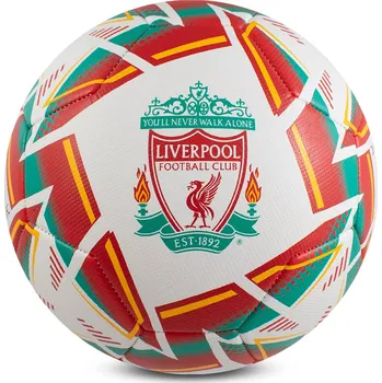 Fotbalový míč Liverpool FC Fotbalový míč Liverpool FC, bílý/červený, vel. 5