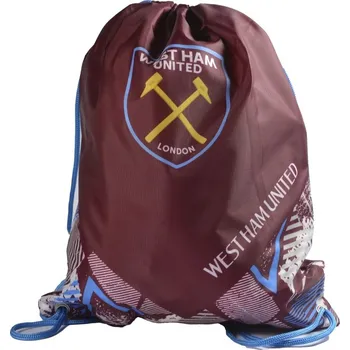 Sportovní vak WEST HAM UNITED FC Sporotvní vak West Ham United, vínový, 33 × 40 cm