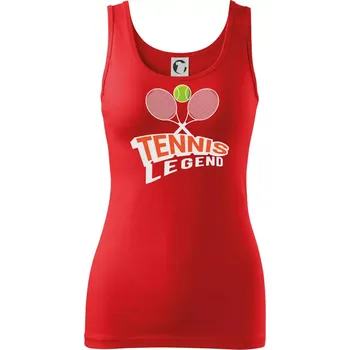 Dámské tričko Tennis legend - Dámské tílko - XS ( Červená )